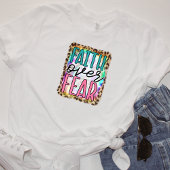 Vertrouwen over angst t-shirt