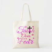 Vertrouwen over angst tote bag (Voorkant)