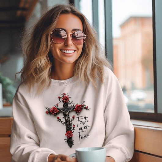 Vertrouwen over angst trui