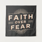 Vertrouwen over angst wandkleed (Voorkant)