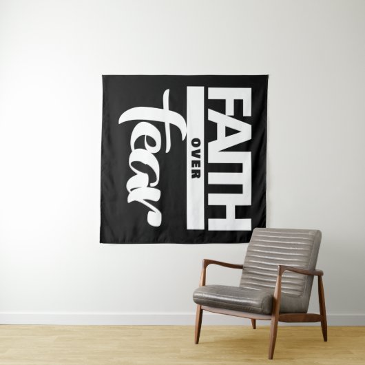 Vertrouwen over angst wandkleed (In Situ (horizontaal))