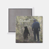 Vertrouwen plein - Denise Beverly Magneet (Voorkant / Achterkant)