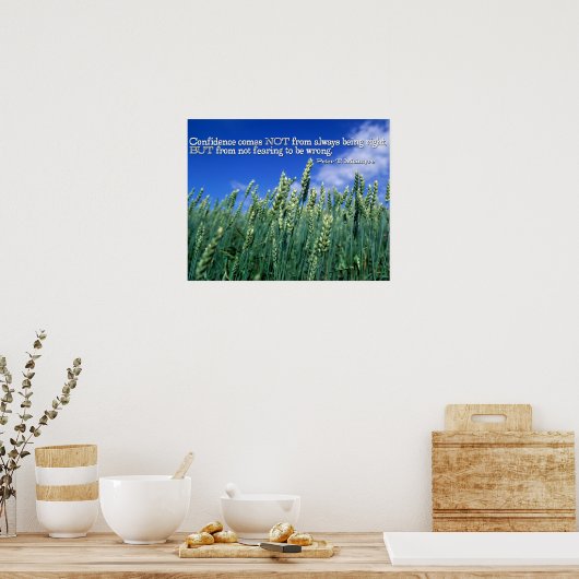 Vertrouwen Poster (Keuken)