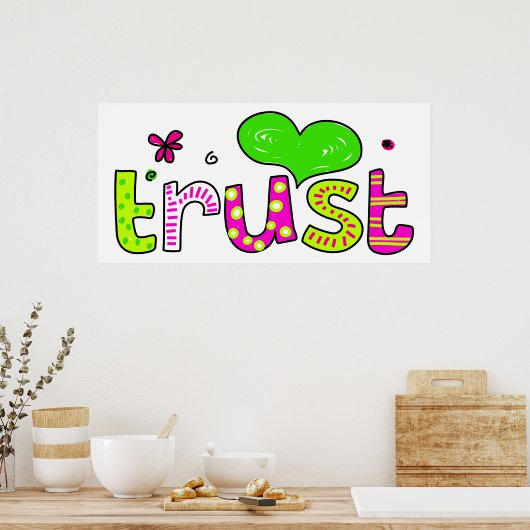 Vertrouwen Poster (Keuken)