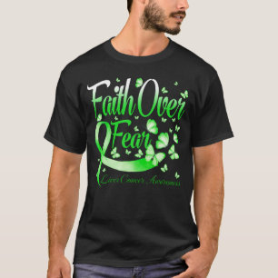 Vertrouwen tegen angst Liver Cancer Awareness Butt T-shirt