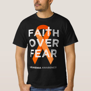 Vertrouwen tegen angst Strijd Leukemie Bewustheid T-shirt