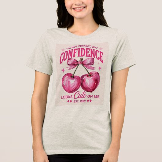 vertrouwen Tri-Blend shirt (Voorkant)