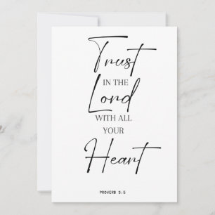 Vertrouwen tussen Bijbelversum Proverbs 3 en Heer Kaart