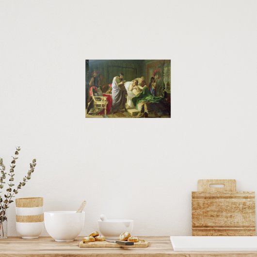 Vertrouwen van Alexander de Grote Poster (Keuken)