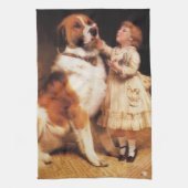 Vertrouwen van Charles Burton Barber, Saint Bernar Theedoek (Verticaal)