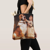 Vertrouwen van Charles Burton Barber, Saint Bernar Tote Bag (Dichtbij)