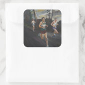 Vertrouwen Vierkante Sticker (Tas)