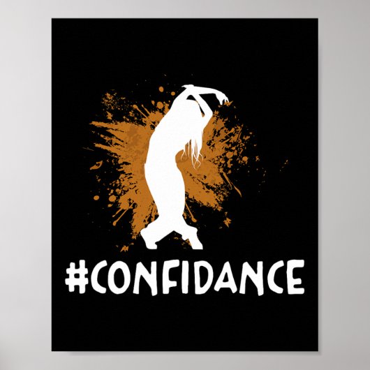 Vertrouwen voor danschoreografie poster (Voorkant)