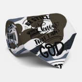 Vertrouwen weet dat ik God Camouflage ben Stropdas (Opgerold)