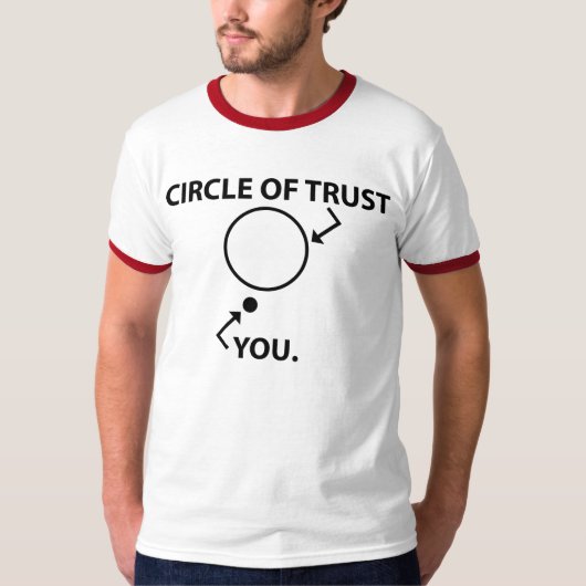 vertrouwenscirkel t-shirt (Voorkant)