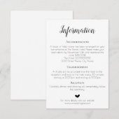 Vertrouwenskaart Kaart (Voorkant / Achterkant)