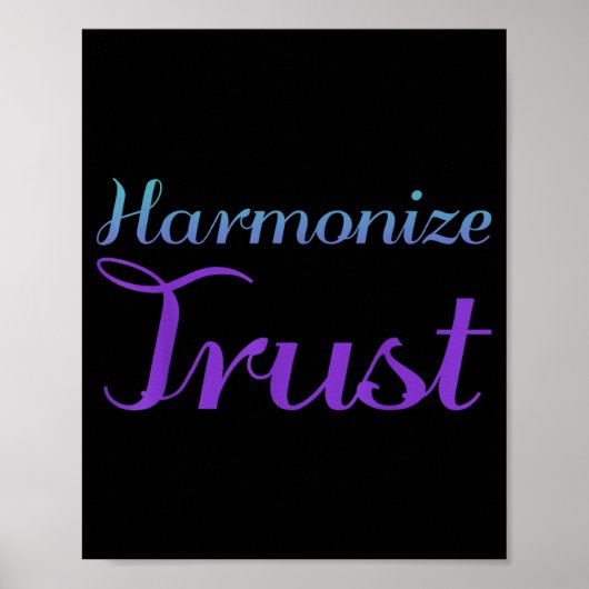 Vertrouwenspreventieontwerp harmoniseren poster (Voorkant)