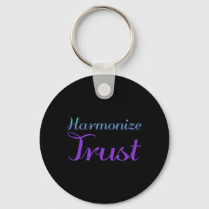 Vertrouwenspreventieontwerp harmoniseren sleutelhanger