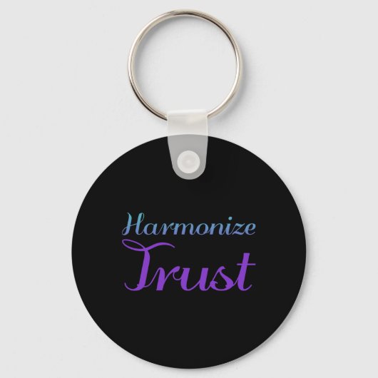 Vertrouwenspreventieontwerp harmoniseren sleutelhanger (Voorkant)