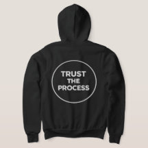 VertrouwHetProces Minimalistische Cirkeltypografie