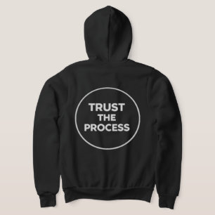 VertrouwHetProces Minimalistische Cirkeltypografie Hoodie