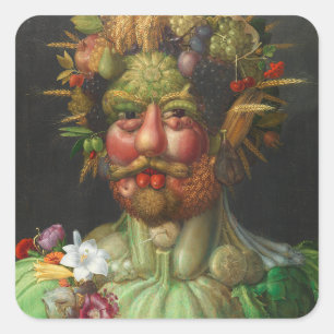 Vertumnus c. 1591, ingediend door Giuseppe Arcimbo Vierkante Sticker