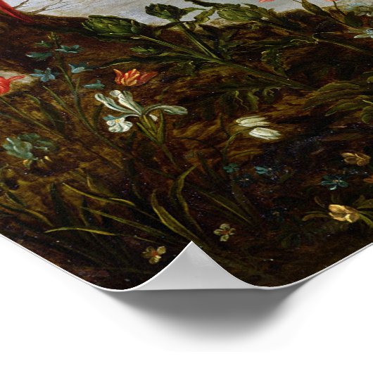 Vertumnus en Pomona Poster (Hoek)