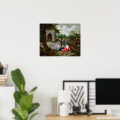 Vertumnus en Pomona Poster (Thuiskantoor)