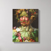 Vertumnus | Giuseppe Arcimboldo | Canvas Afdruk (Voorkant)