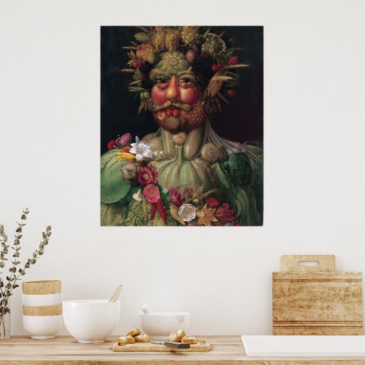 Vertumnus - Giuseppe Arcimboldo Poster (Keuken)