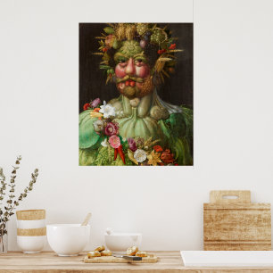 Vertumnus Giuseppe Arcimboldo Poster