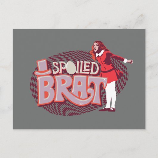 Veruca Salt - geroosterd vlees Briefkaart (Voorkant)