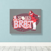 Veruca Salt - geroosterd vlees Canvas Afdruk (Insitu (Houten vloer))