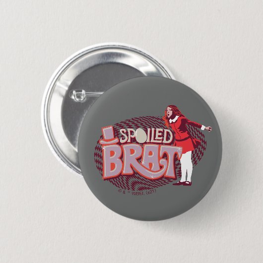 Veruca Salt - geroosterd vlees Ronde Button 5,7 Cm (Voorkant /achterkant)