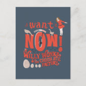 Veruca Salt - ik wil het nu! Briefkaart (Voorkant)