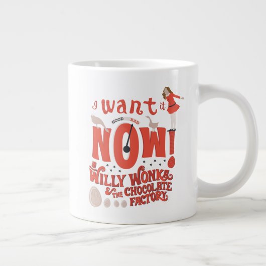 Veruca Salt - ik wil het nu! Grote Koffiekop (Rechts)