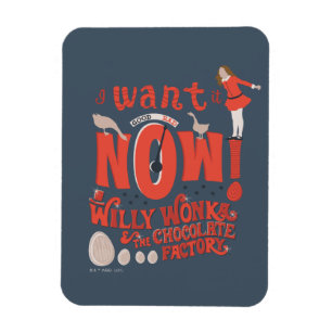 Veruca Salt - ik wil het nu! Magneet