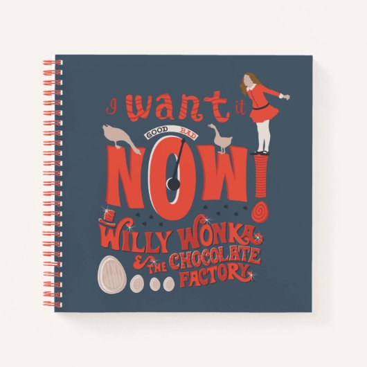 Veruca Salt - ik wil het nu! Notitieboek (Voorkant)