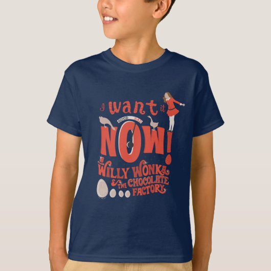 Veruca Salt - ik wil het nu! T-shirt (Voorkant)