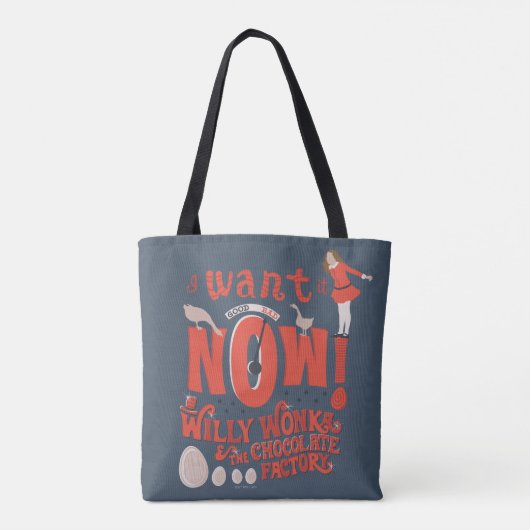 Veruca Salt - ik wil het nu! Tote Bag (Achterkant)