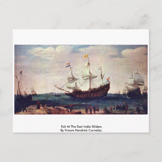 Veruitgang bij Oost-Indiase zweefvliegtuigen Briefkaart (Voorkant)