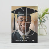 Vervaagd AFSTUDEERDER | Hedendaagse foto Aankondiging (Staand voorkant)