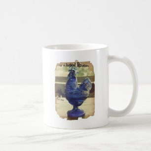 Vervaagd Blauw Glas Roo 2 Koffiemok