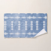 Vervaagd blauw tribal patroon bad handdoek (Handdoek)