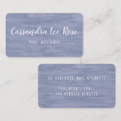 Vervaagd blauw Visitekaartje (Voorkant / Achterkant)