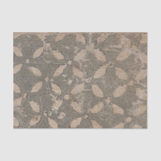 Vervaagd groen Flora Decoupage papier (Voorkant)