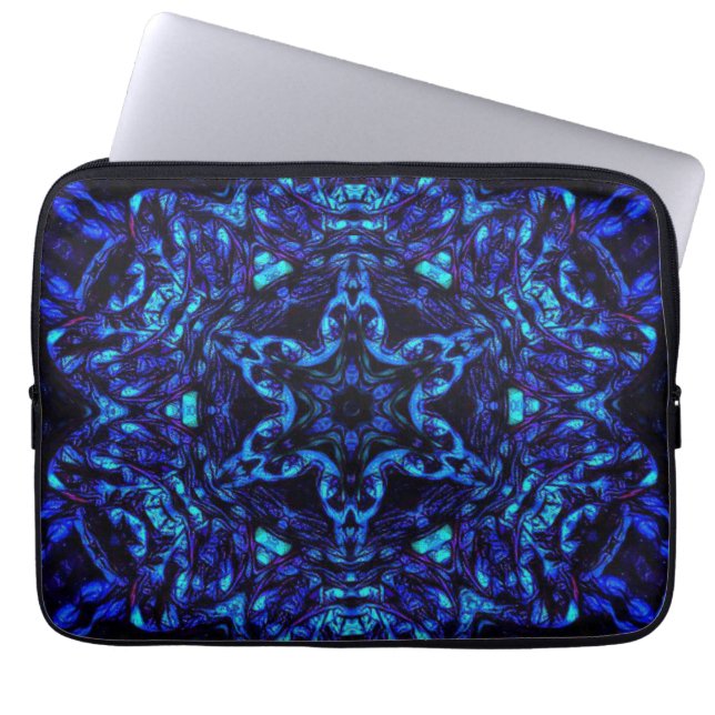 Vervaagd Laptop Sleeve (Voorkant)