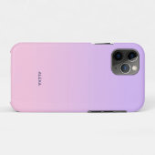 Vervaagd paarse naar roze ombre Case-Mate iPhone case (Achterkant (horizontaal))