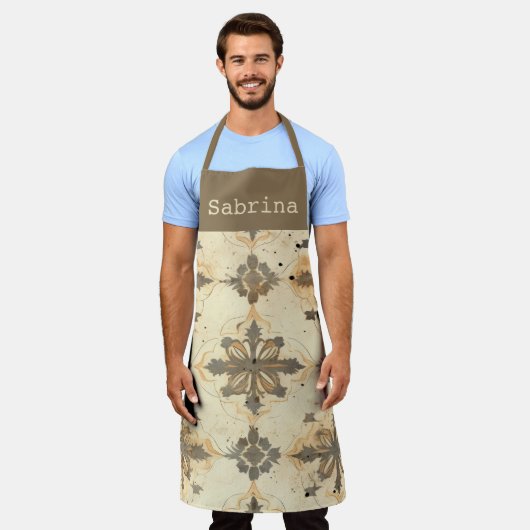  VERVAAGD PAPIER KLEUR BRUIN SCHORT (Gedragen)