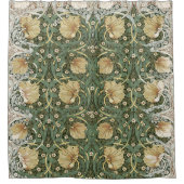 Vervaagd Pimpernel William Morris bloemenpatroon Douchegordijn (Voorkant)